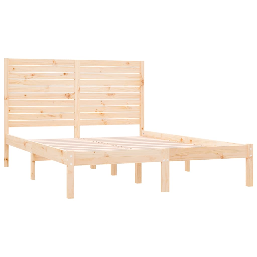 Bedframe massief hout 160x200 cm is nu te koop bij PeponiXL, paradijselijk wonen!