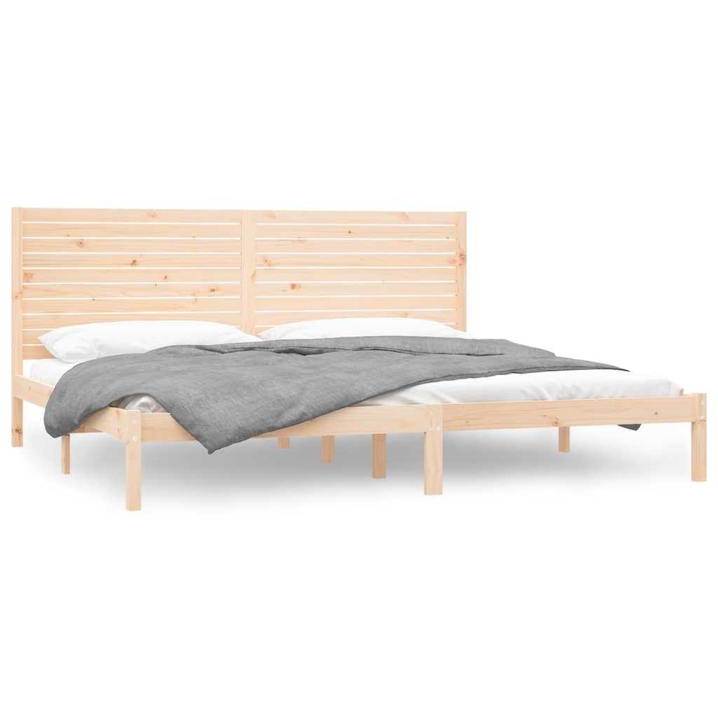 Bedframe massief hout 200x200 cm is nu te koop bij PeponiXL, paradijselijk wonen!