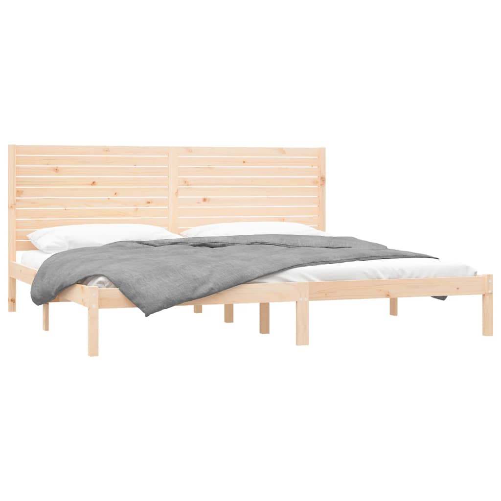 Bedframe massief hout 200x200 cm is nu te koop bij PeponiXL, paradijselijk wonen!