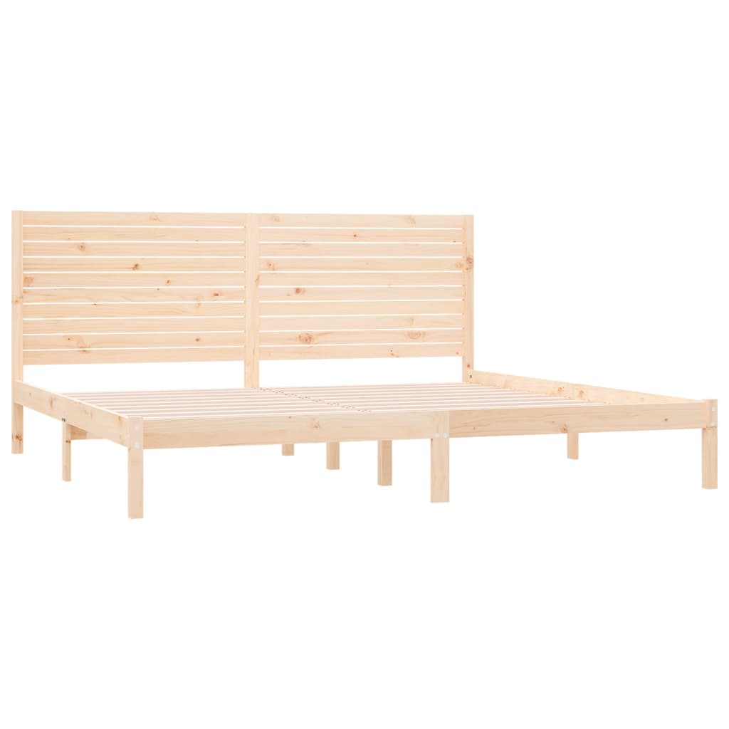 Bedframe massief hout 200x200 cm is nu te koop bij PeponiXL, paradijselijk wonen!