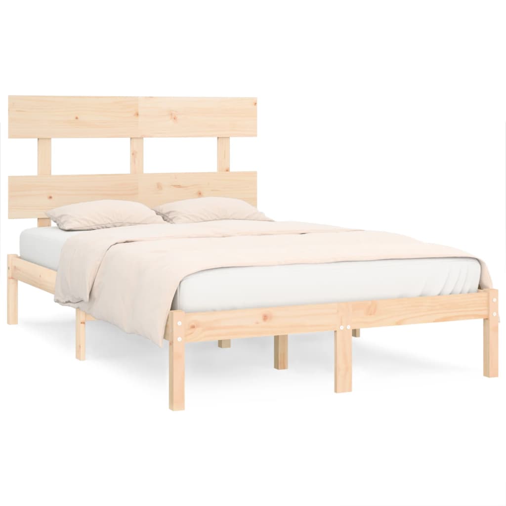 Bedframe massief hout 160x200 cm is nu te koop bij PeponiXL, paradijselijk wonen!