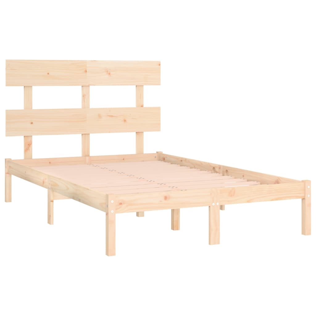 Bedframe massief hout 160x200 cm is nu te koop bij PeponiXL, paradijselijk wonen!