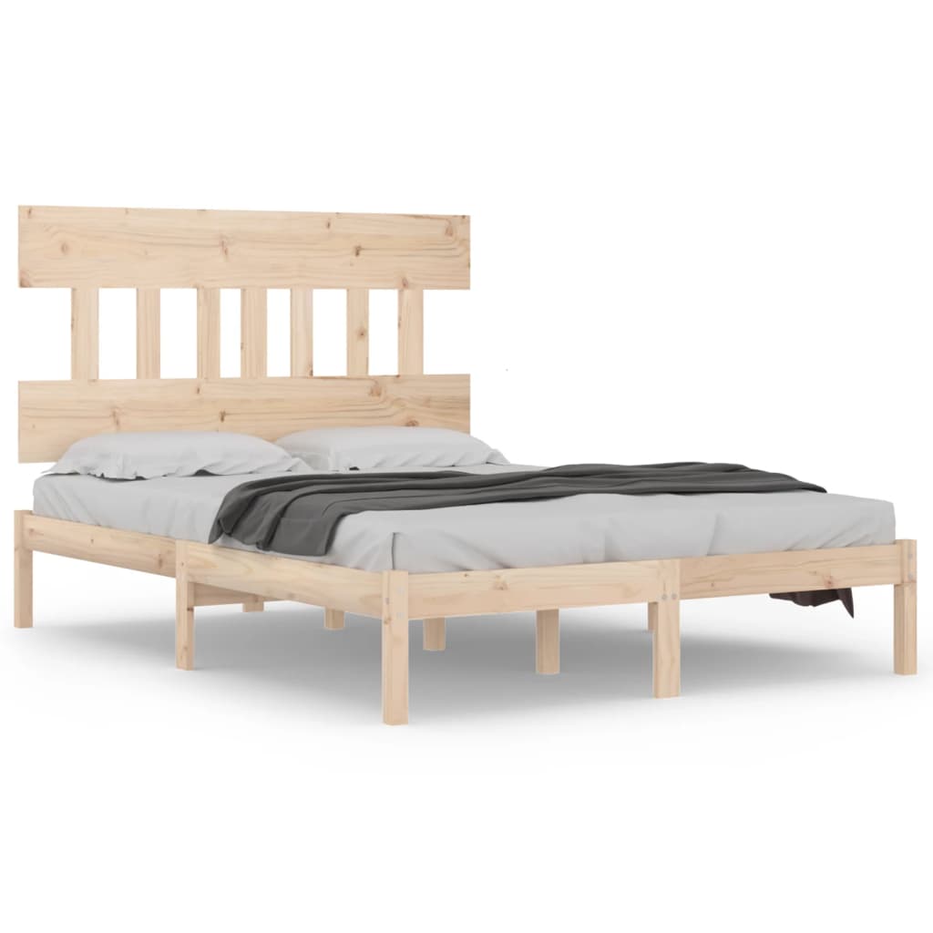Bedframe massief hout 160x200 cm is nu te koop bij PeponiXL, paradijselijk wonen!