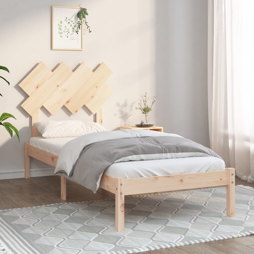 Bedframe massief hout 90x190 cm is nu te koop bij PeponiXL, paradijselijk wonen!