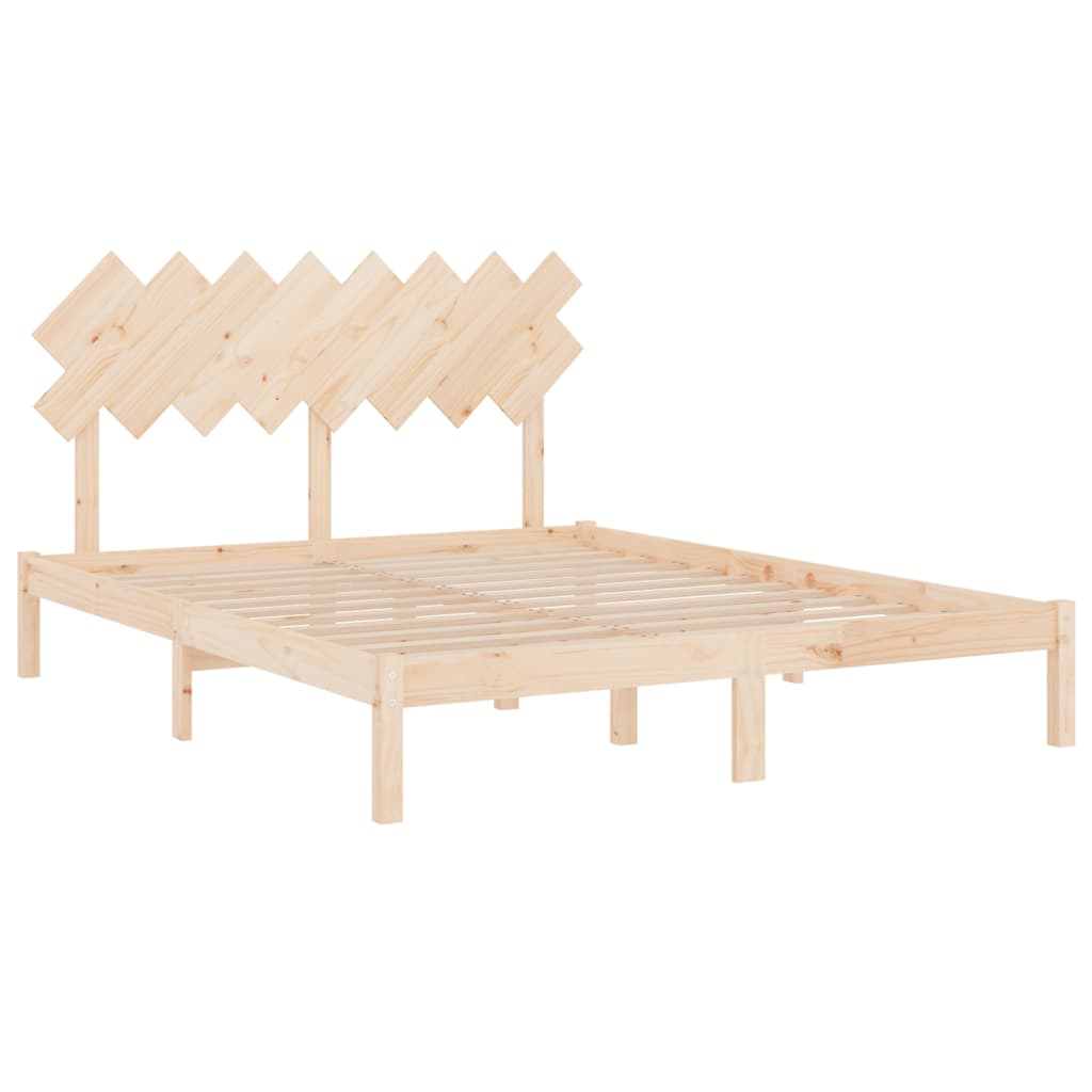 Bedframe massief hout 160x200 cm is nu te koop bij PeponiXL, paradijselijk wonen!