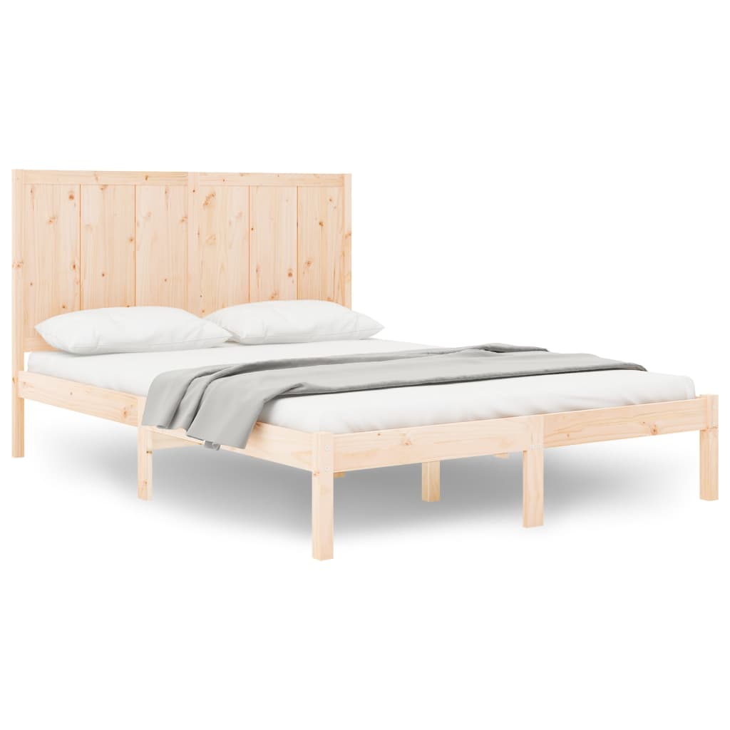Bedframe zonder matras massief grenenhout 140x190 cm is nu te koop bij PeponiXL, paradijselijk wonen!