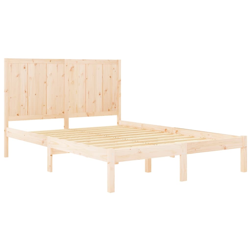 Bedframe zonder matras massief grenenhout 150x200 cm is nu te koop bij PeponiXL, paradijselijk wonen!