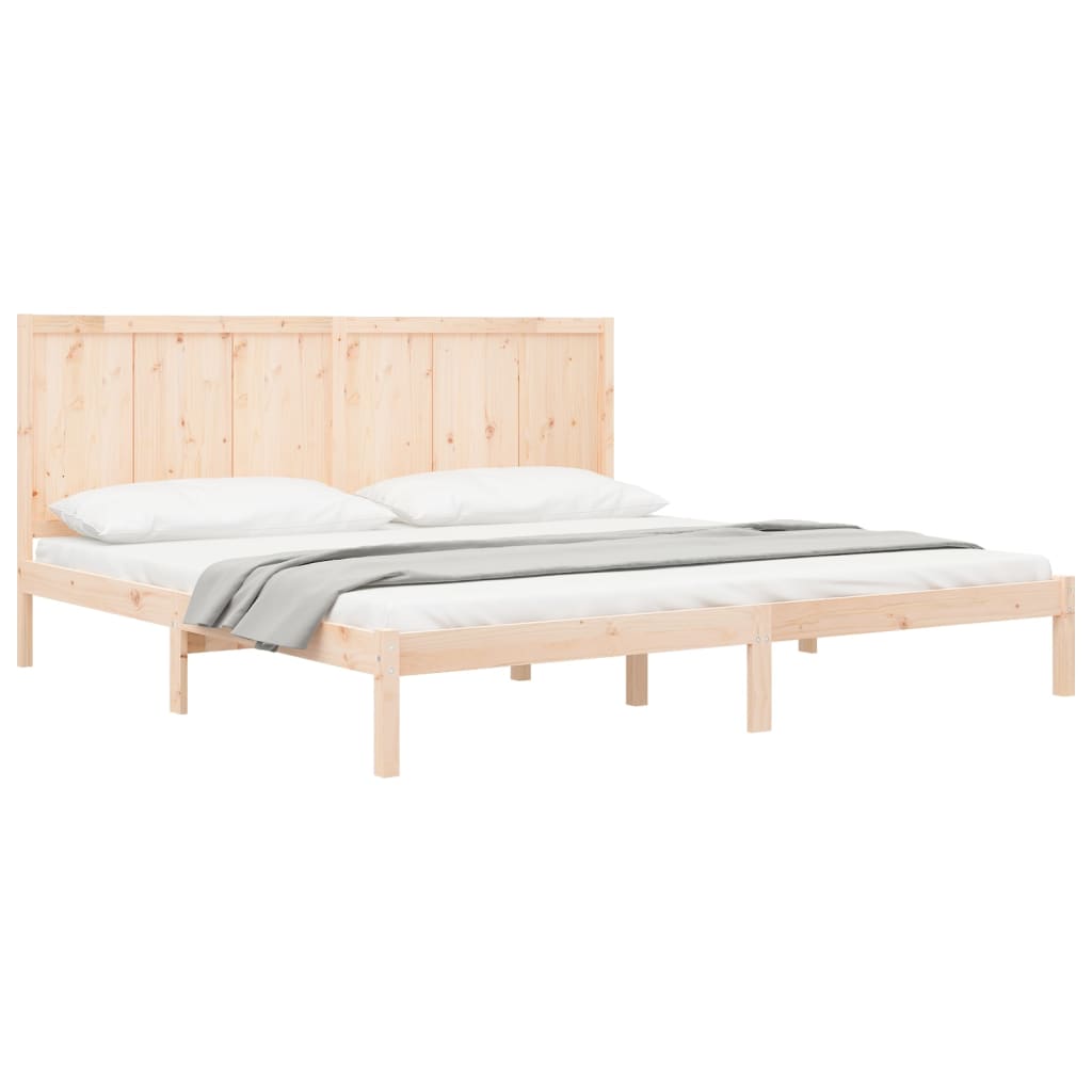 Bedframe zonder matras massief grenenhout 200x200 cm is nu te koop bij PeponiXL, paradijselijk wonen!