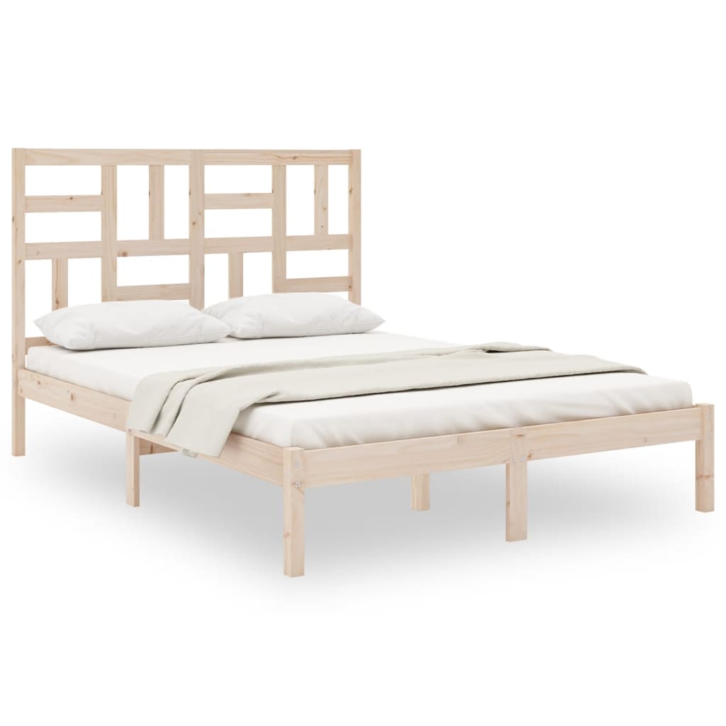 Bedframe massief hout 120x190 cm is nu te koop bij PeponiXL, paradijselijk wonen!