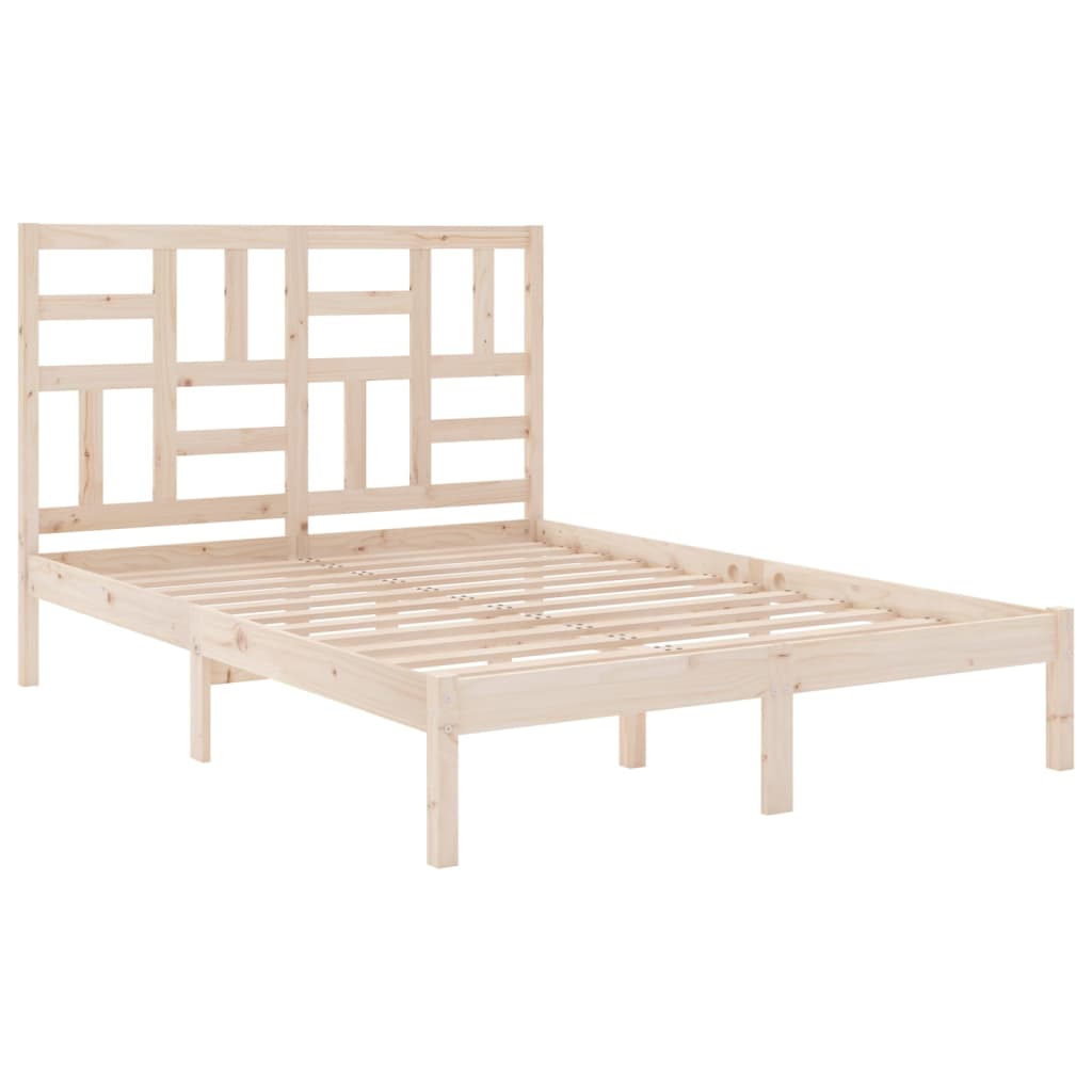 Bedframe massief hout 120x190 cm is nu te koop bij PeponiXL, paradijselijk wonen!