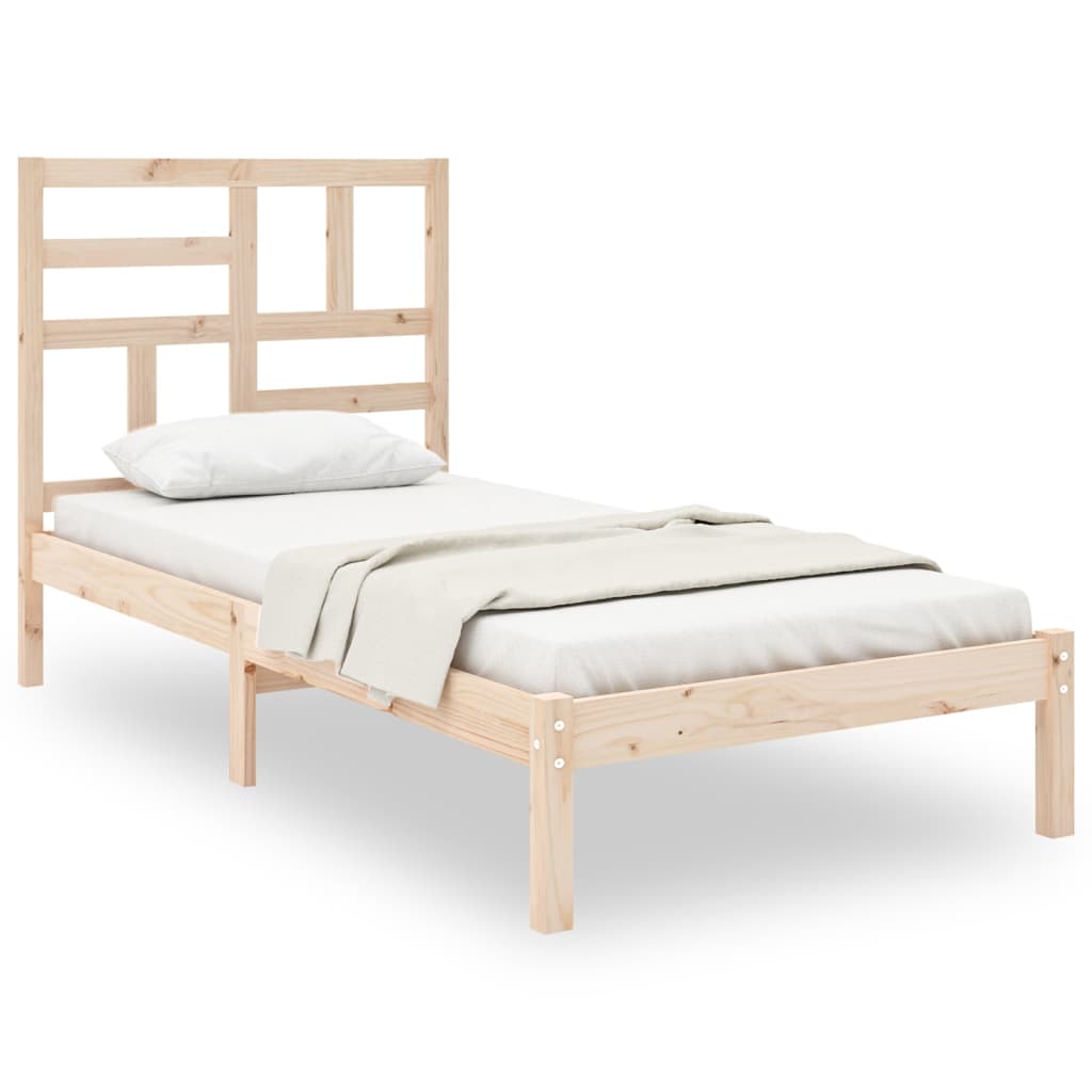 Bedframe massief hout 90x200 cm is nu te koop bij PeponiXL, paradijselijk wonen!
