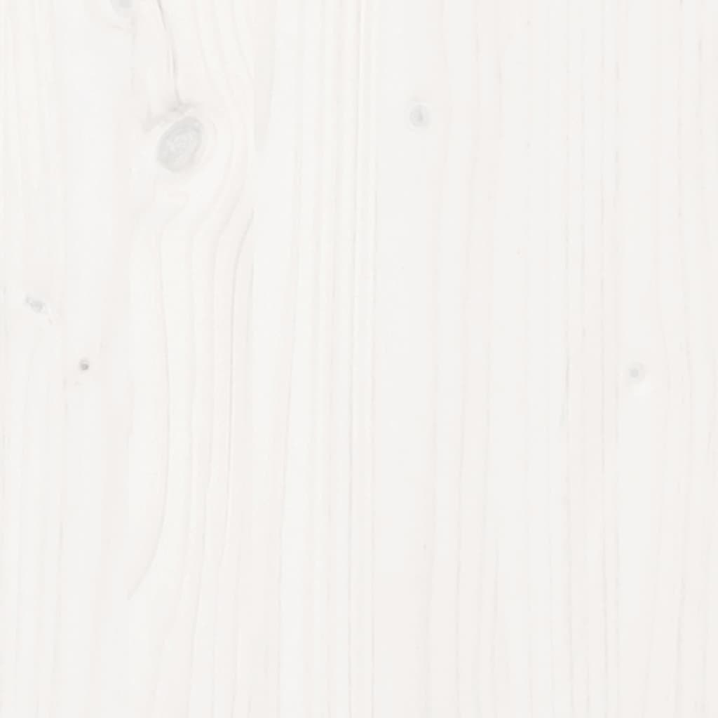Bedframe massief hout wit 150x200 cm is nu te koop bij PeponiXL, paradijselijk wonen!