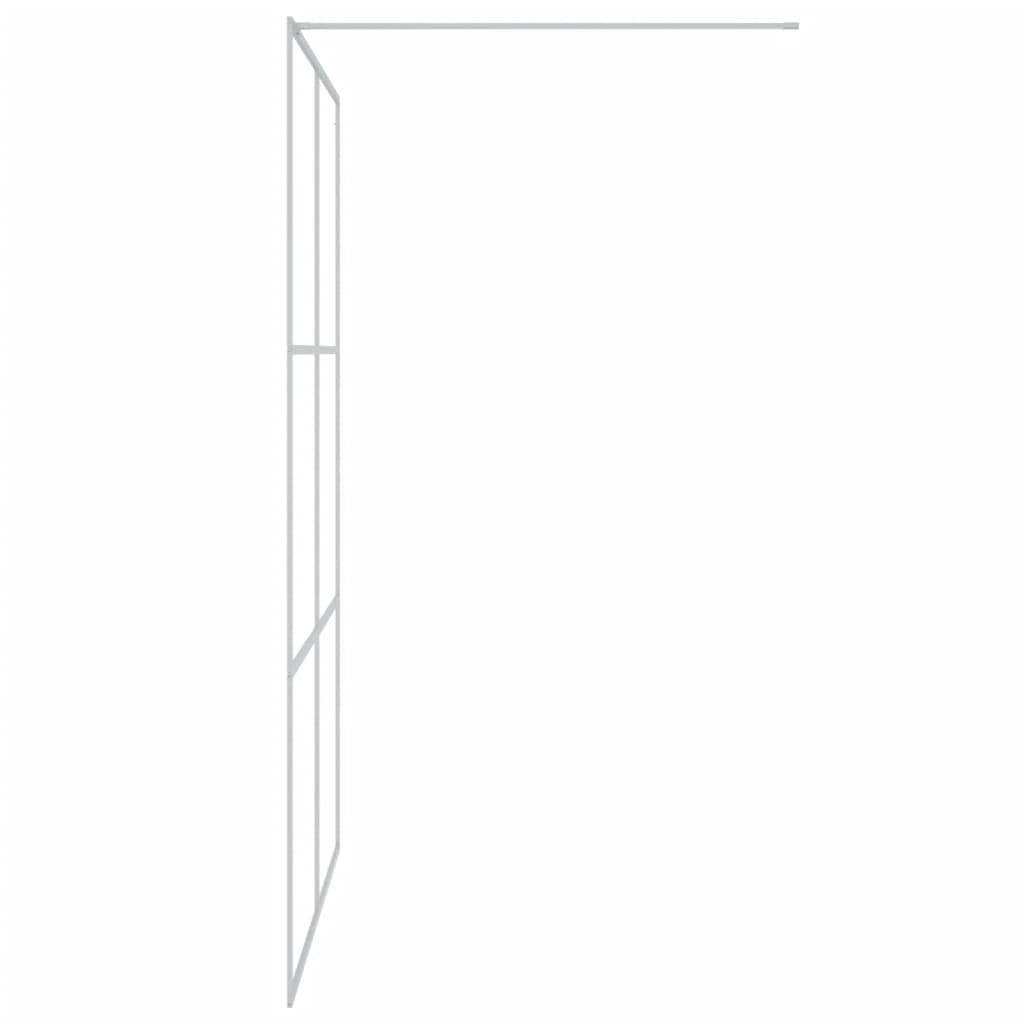 Inloopdouchewand 140x195 cm transparant ESG-glas zilverkleurig is nu te koop bij PeponiXL, paradijselijk wonen!