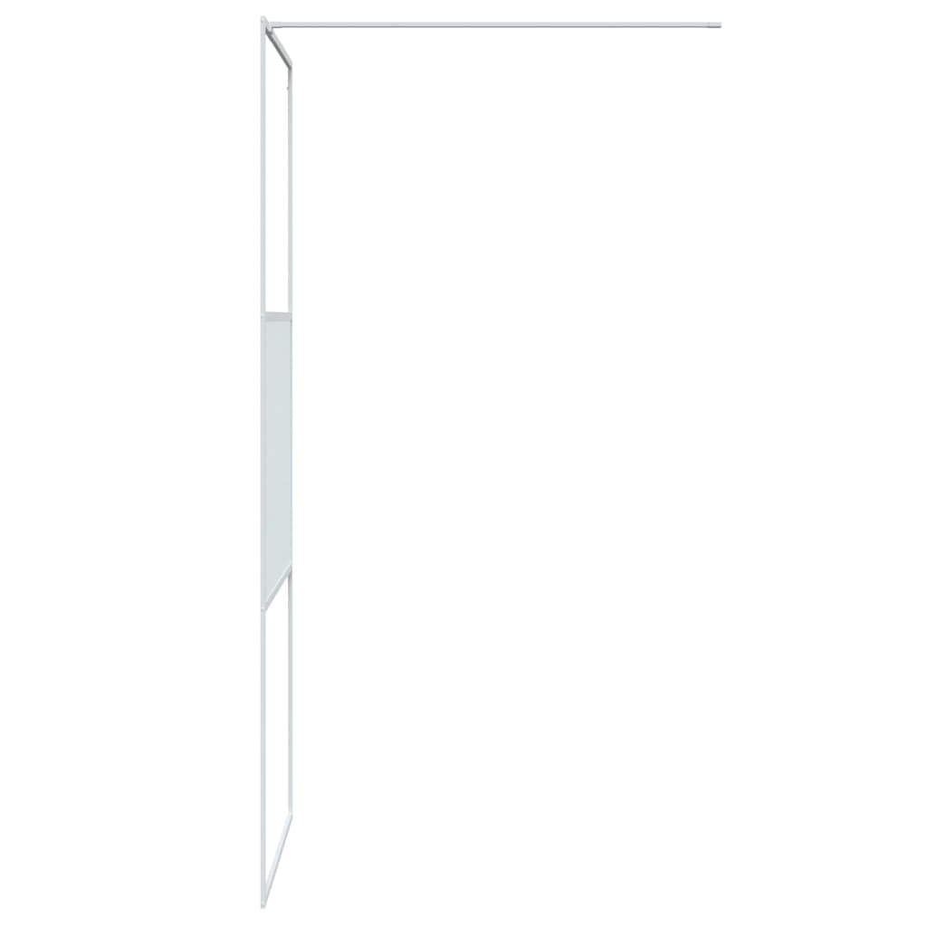 Inloopdouchewand 80x195 cm transparant ESG-glas wit is nu te koop bij PeponiXL, paradijselijk wonen!