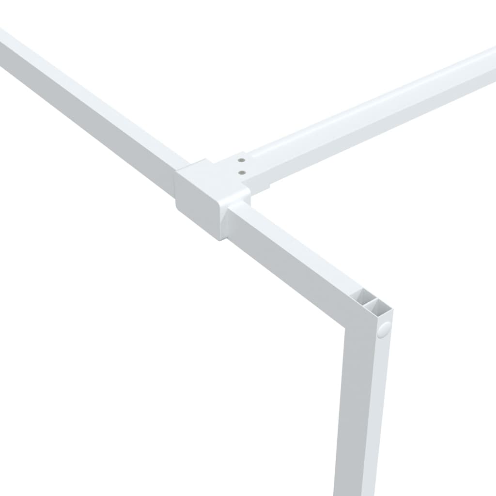 Inloopdouchewand 80x195 cm transparant ESG-glas wit is nu te koop bij PeponiXL, paradijselijk wonen!