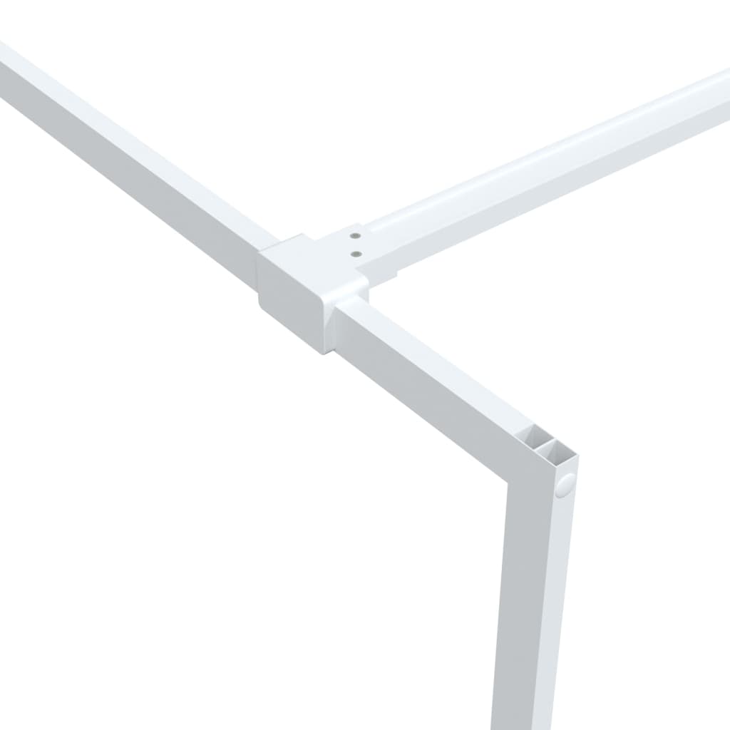 Inloopdouchewand 140x195 cm transparant ESG-glas wit is nu te koop bij PeponiXL, paradijselijk wonen!
