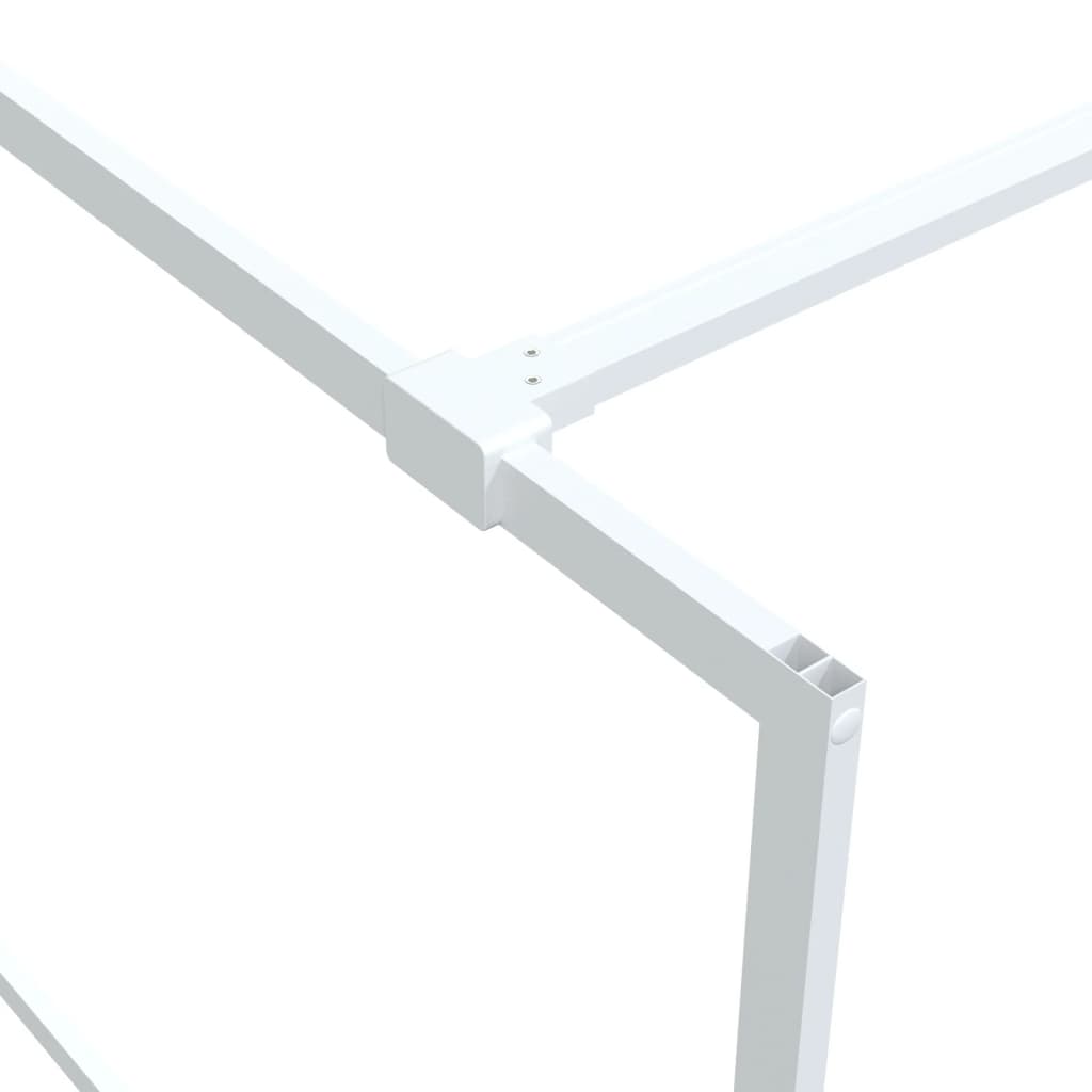 Inloopdouchewand 115x195 cm transparant ESG-glas wit is nu te koop bij PeponiXL, paradijselijk wonen!