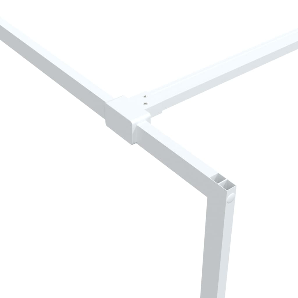 Inloopdouchewand 140x195 cm transparant ESG-glas wit is nu te koop bij PeponiXL, paradijselijk wonen!
