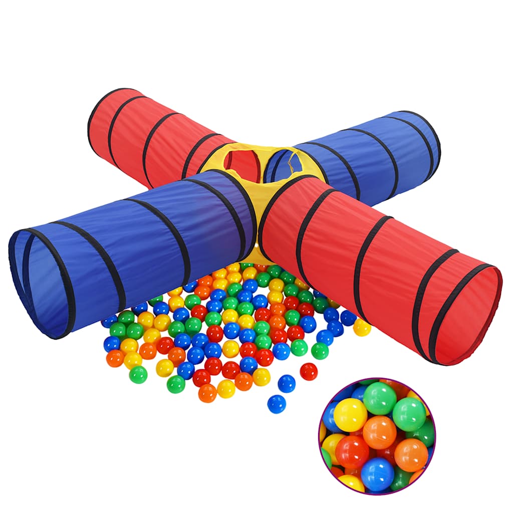 Kinderspeeltunnel met 250 ballen meerkleurig is nu te koop bij PeponiXL, paradijselijk wonen!