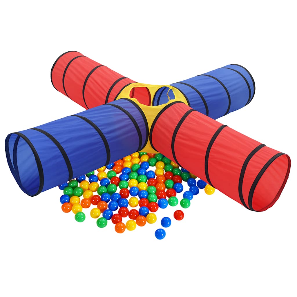 Kinderspeeltunnel met 250 ballen meerkleurig is nu te koop bij PeponiXL, paradijselijk wonen!