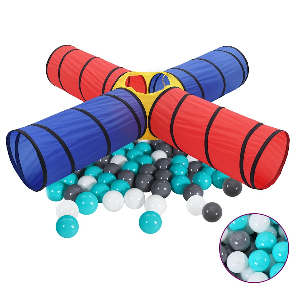 Kinderspeeltunnel met 250 ballen meerkleurig is nu te koop bij PeponiXL, paradijselijk wonen!