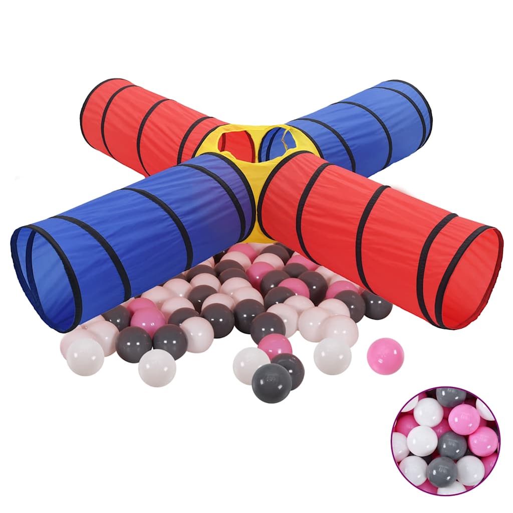 Kinderspeeltunnel met 250 ballen meerkleurig is nu te koop bij PeponiXL, paradijselijk wonen!