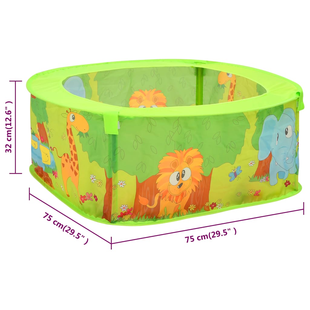 Ballenbak voor kinderen met 300 ballen 75x75x32 cm is nu te koop bij PeponiXL, paradijselijk wonen!