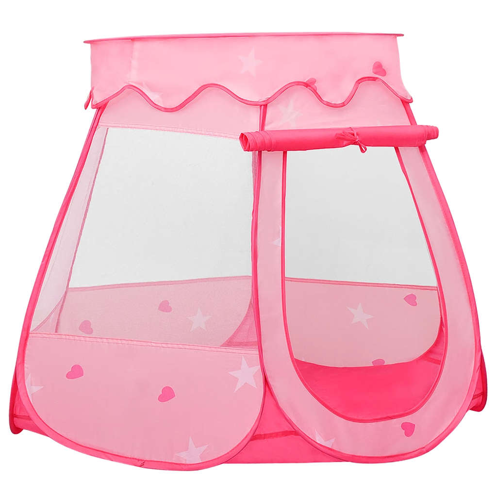 Kinderspeeltent met 250 ballen 102x102x82 cm roze is nu te koop bij PeponiXL, paradijselijk wonen!