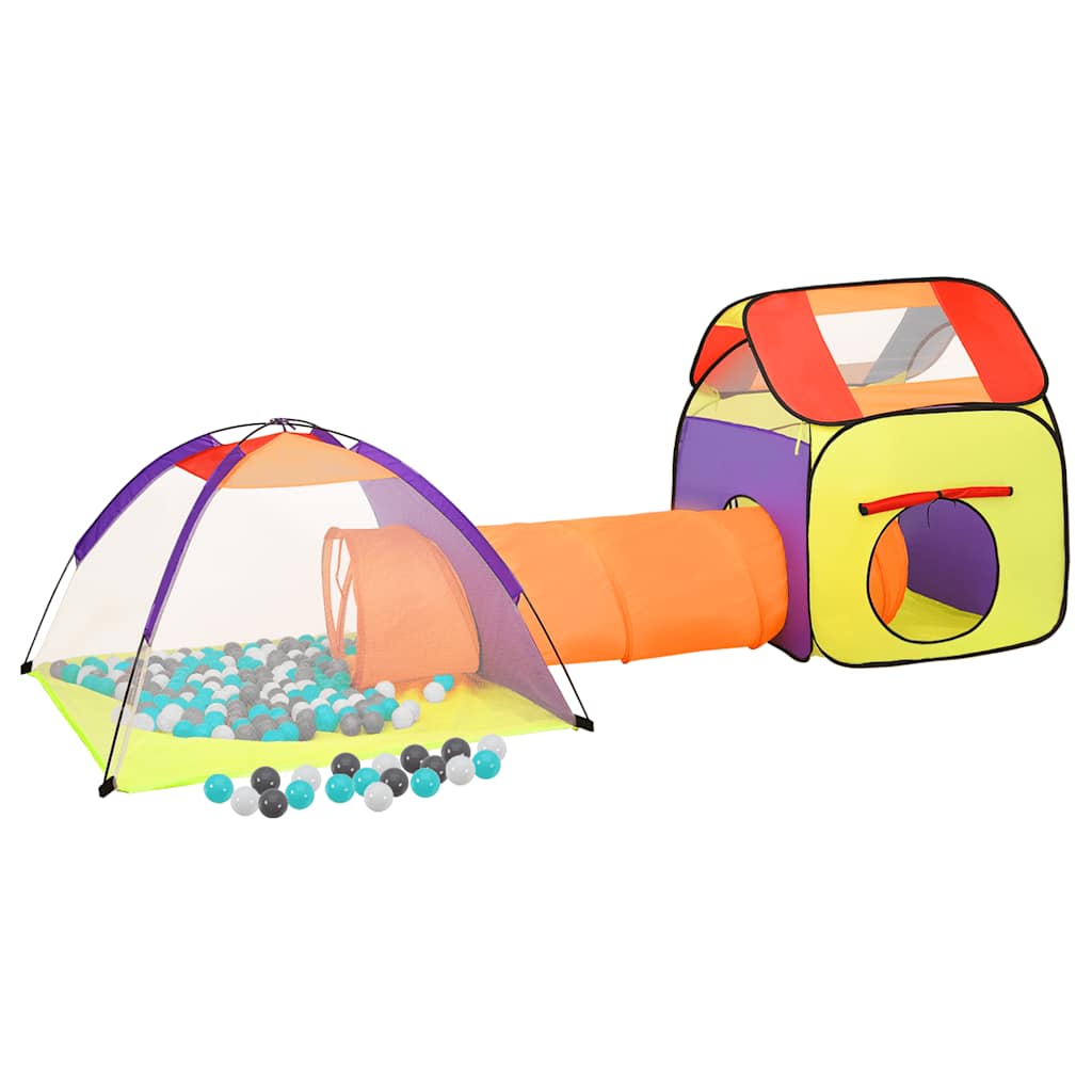 Kinderspeeltent met 250 ballen 338x123x111 cm meerkleurig is nu te koop bij PeponiXL, paradijselijk wonen!