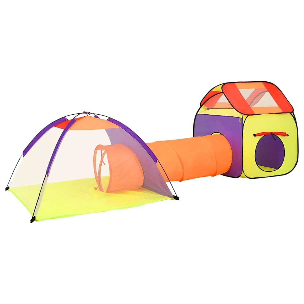 Kinderspeeltent met 250 ballen 338x123x111 cm meerkleurig is nu te koop bij PeponiXL, paradijselijk wonen!