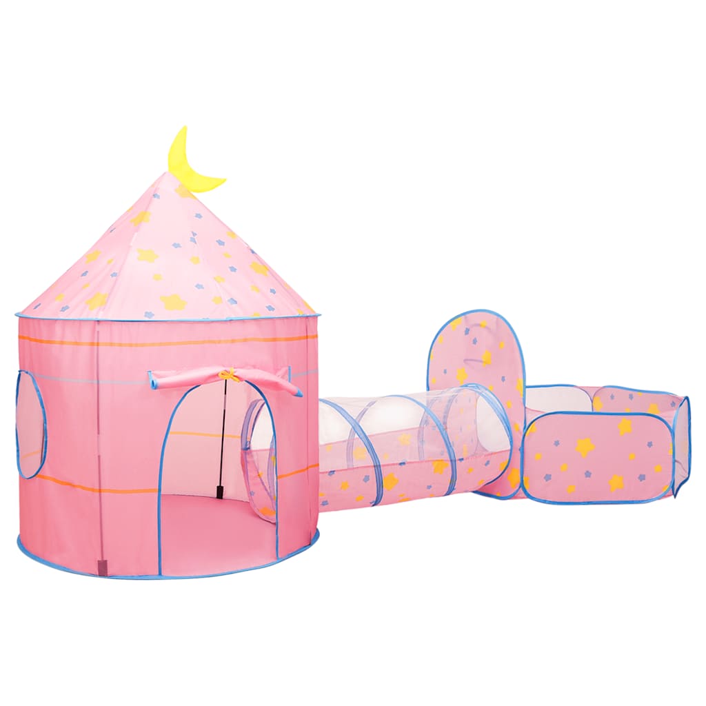 Kinderspeeltent met 250 ballen 301x120x128 cm roze is nu te koop bij PeponiXL, paradijselijk wonen!