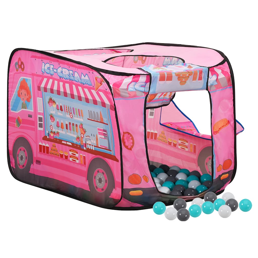 Kinderspeeltent met 250 ballen 70x112x70 cm roze is nu te koop bij PeponiXL, paradijselijk wonen!