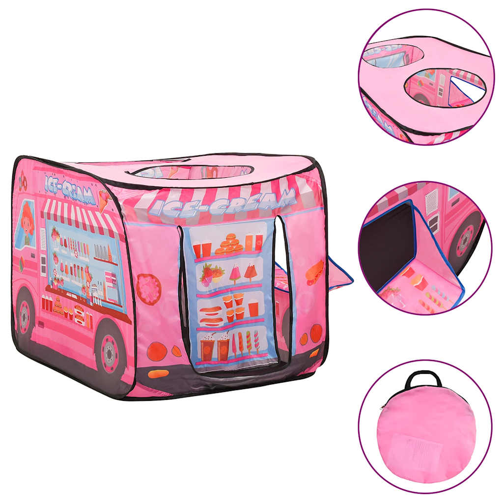 Kinderspeeltent met 250 ballen 70x112x70 cm roze is nu te koop bij PeponiXL, paradijselijk wonen!