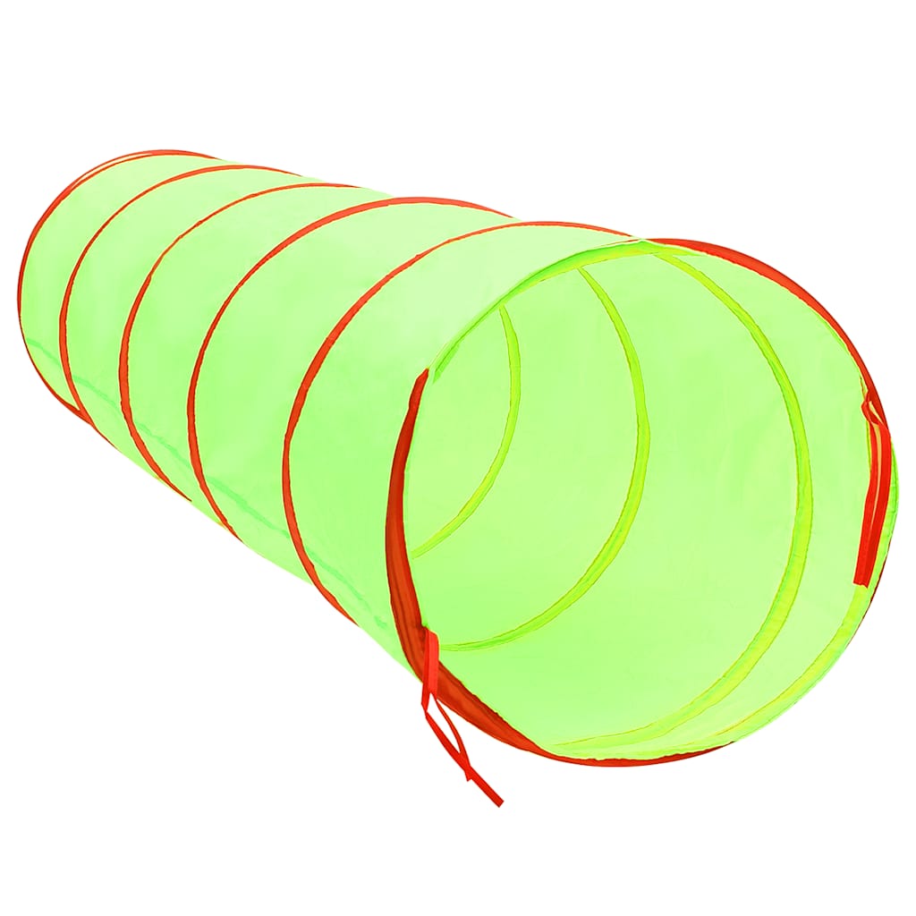 Kinderspeeltunnel met 250 ballen 175 cm polyester groen is nu te koop bij PeponiXL, paradijselijk wonen!