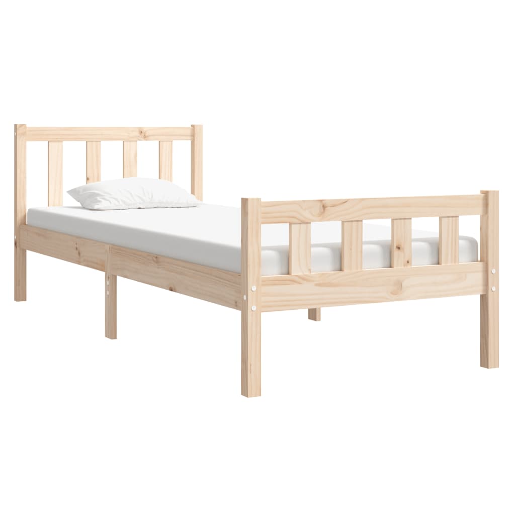 Bedframe massief hout 90x190 cm is nu te koop bij PeponiXL, paradijselijk wonen!