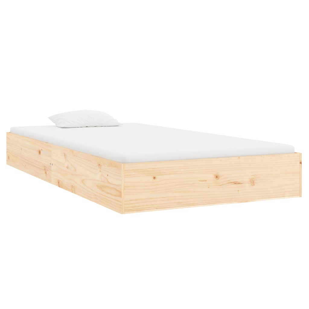 Bedframe massief hout 100x200 cm