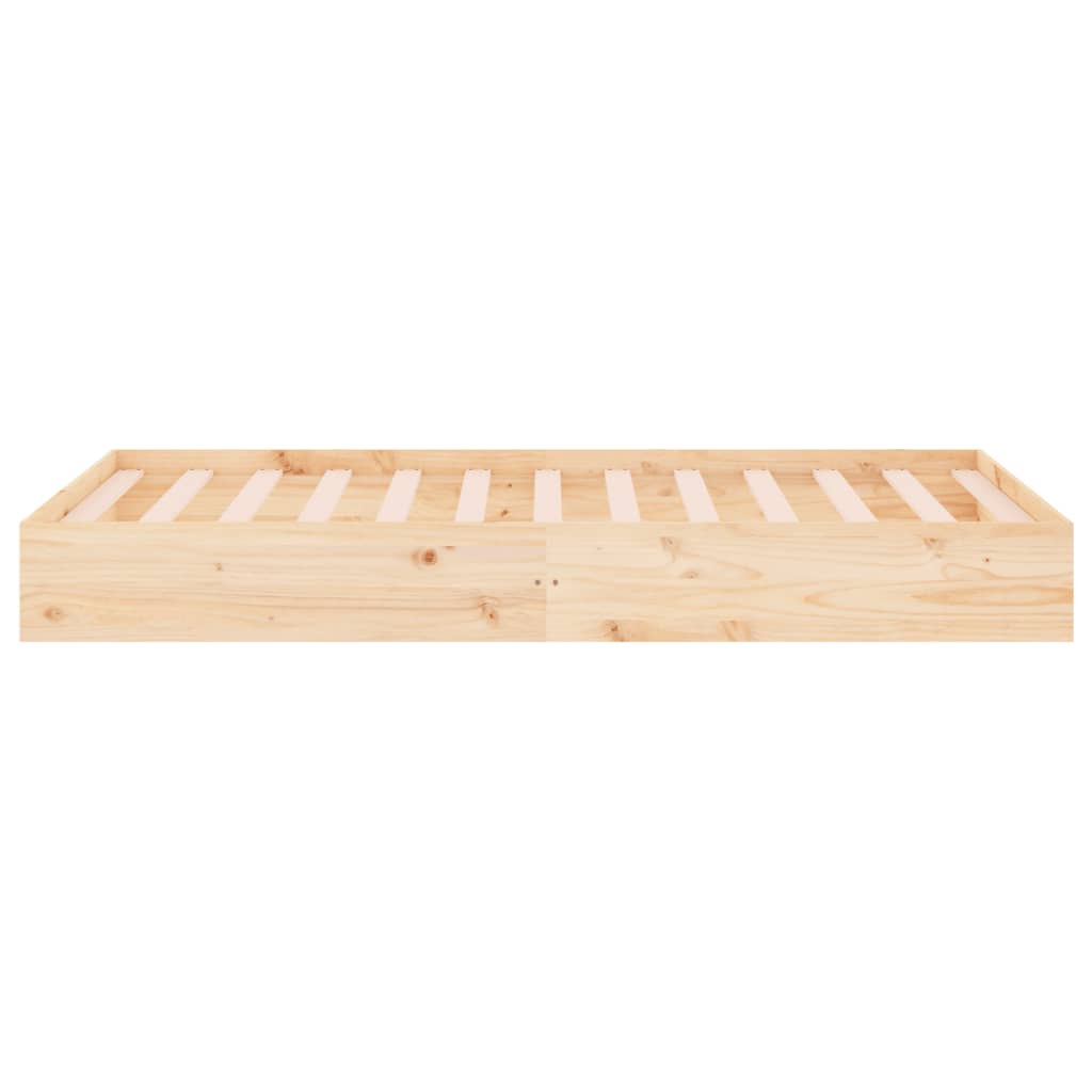 Bedframe massief hout 100x200 cm