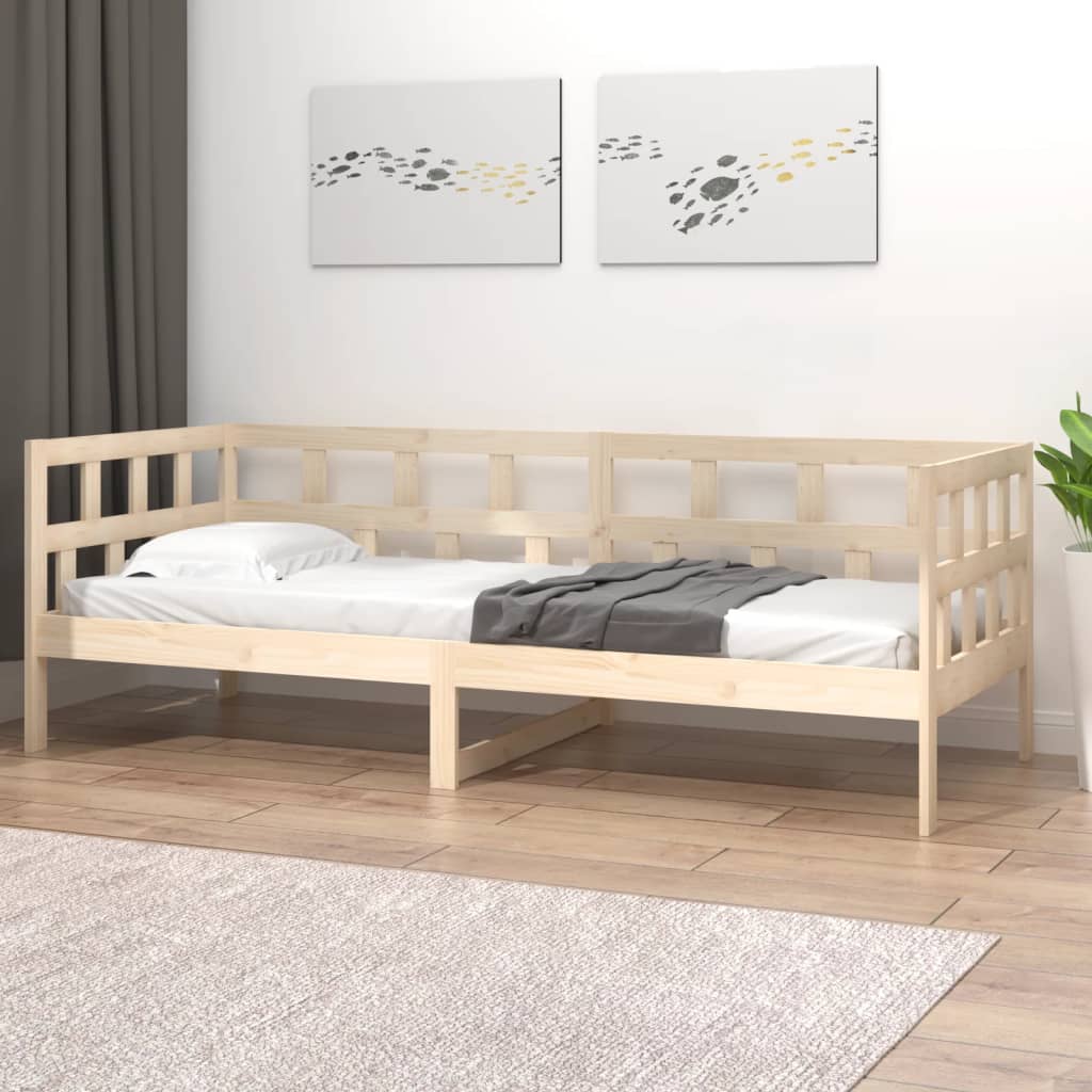 Slaapbank massief grenenhout 90x200 cm is nu te koop bij PeponiXL, paradijselijk wonen!