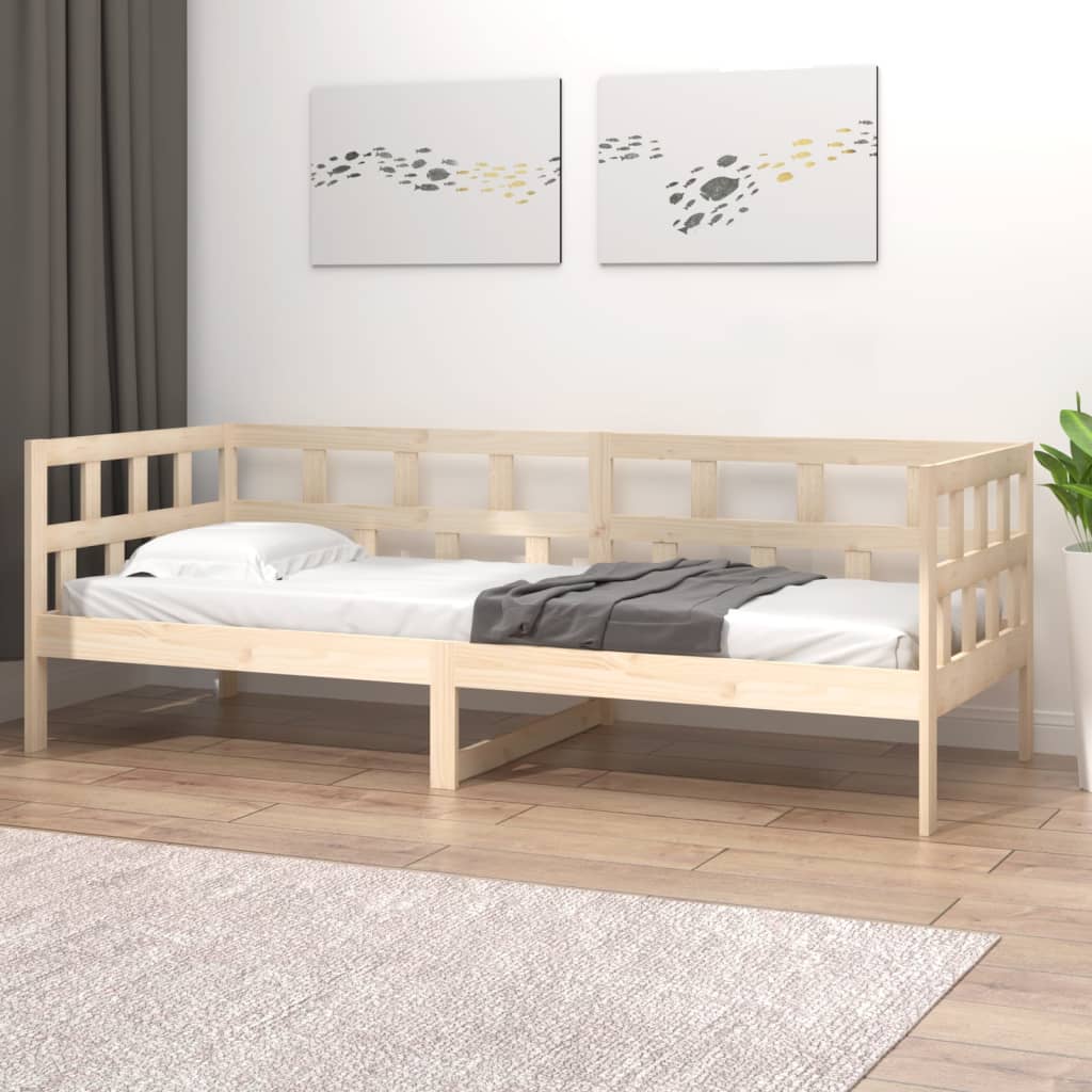 Slaapbank massief grenenhout 80x200 cm is nu te koop bij PeponiXL, paradijselijk wonen!