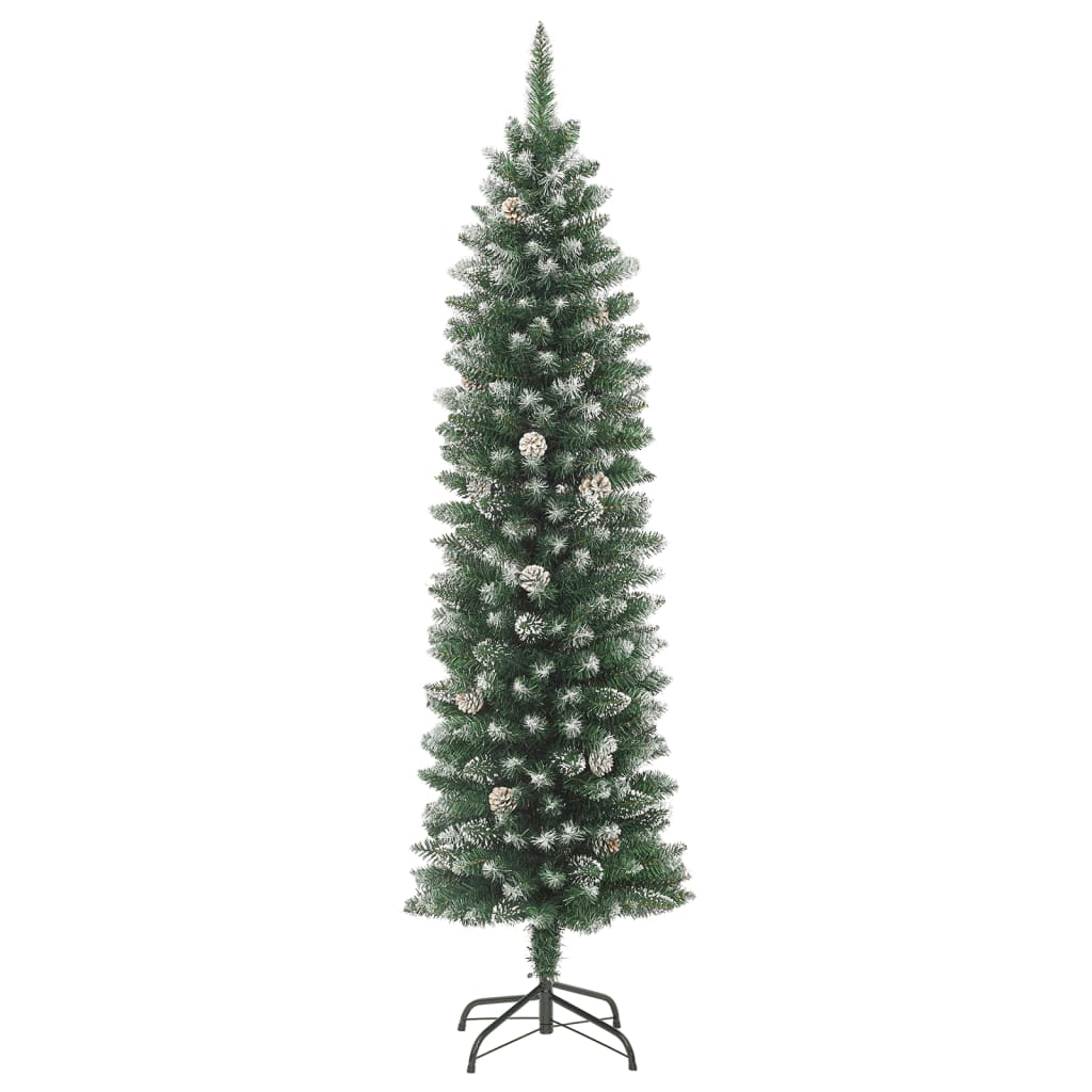 Kunstkerstboom met standaard smal 120 cm PVC is nu te koop bij PeponiXL, paradijselijk wonen!