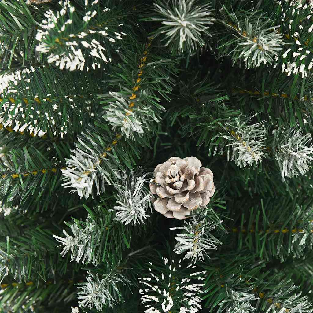 Kunstkerstboom smal met standaard 180 cm PVC is nu te koop bij PeponiXL, paradijselijk wonen!