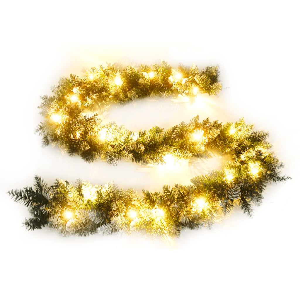 Kerstslinger met LED-lampjes 2,7 m PVC groen is nu te koop bij PeponiXL, paradijselijk wonen!