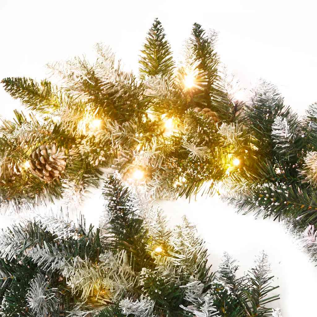 Kerstslinger met LED-lampjes 2,7 m PVC groen is nu te koop bij PeponiXL, paradijselijk wonen!