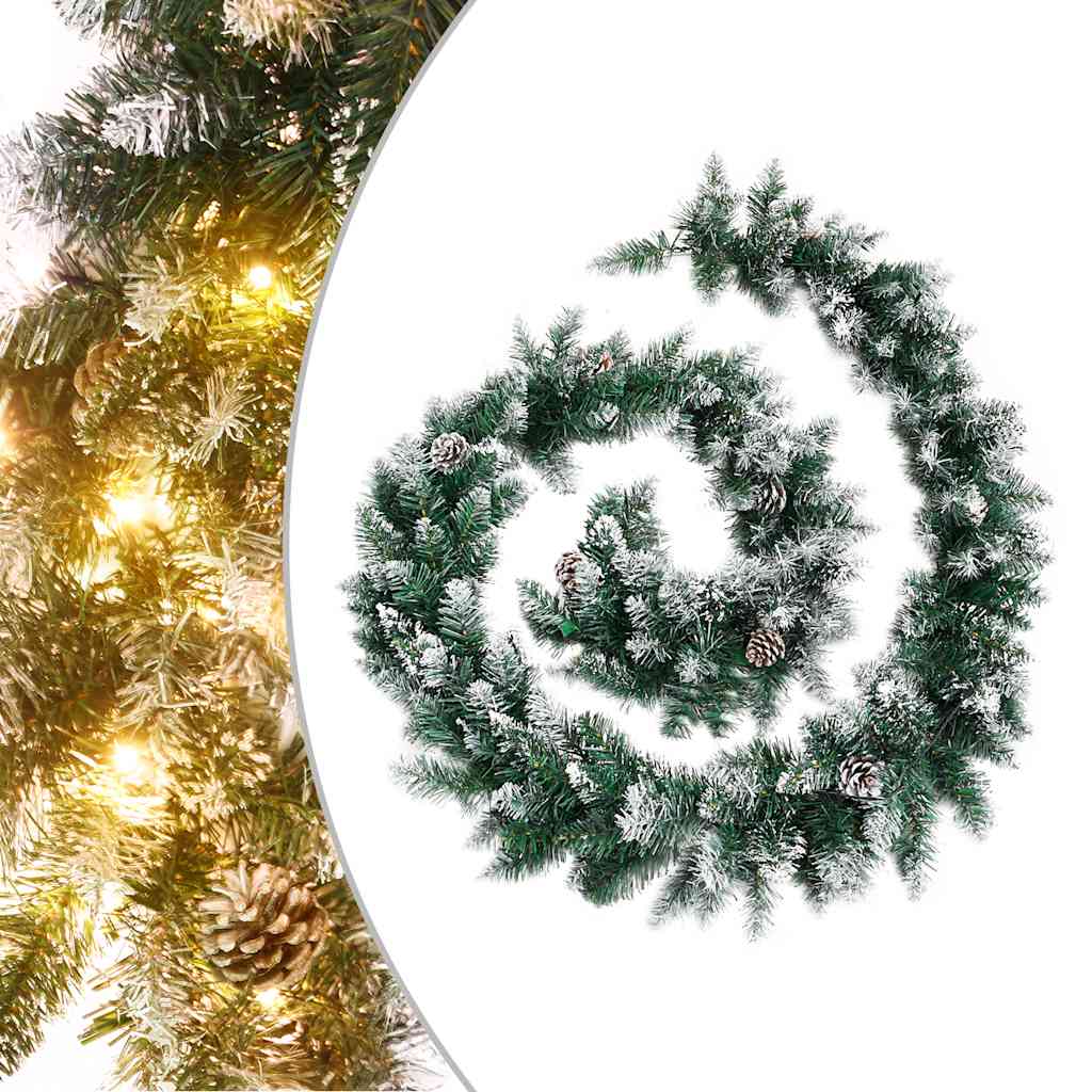Kerstslinger met LED-lampjes 5,2 m PVC groen is nu te koop bij PeponiXL, paradijselijk wonen!