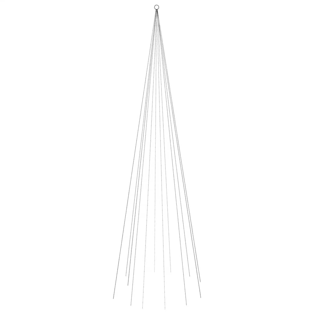 Vlaggenmast kerstboom 732 LED's warmwit 500 cm is nu te koop bij PeponiXL, paradijselijk wonen!