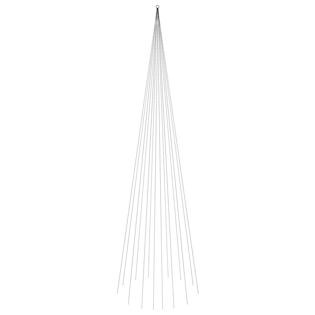 Vlaggenmast kerstboom 1134 LED's warmwit 800 cm is nu te koop bij PeponiXL, paradijselijk wonen!