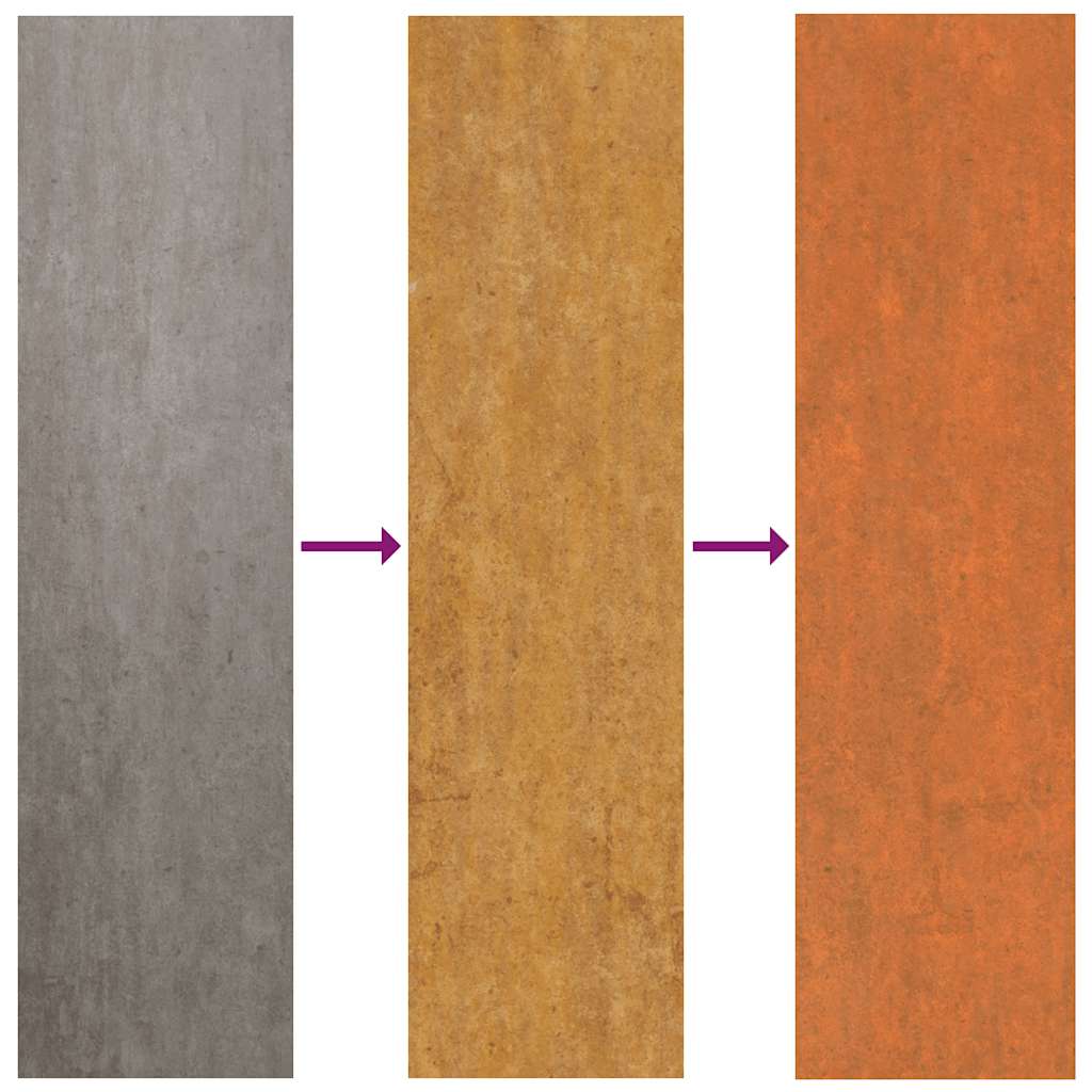 Plantenbak verhoogd 100x100x77 cm cortenstaal roestig is nu te koop bij PeponiXL, paradijselijk wonen!