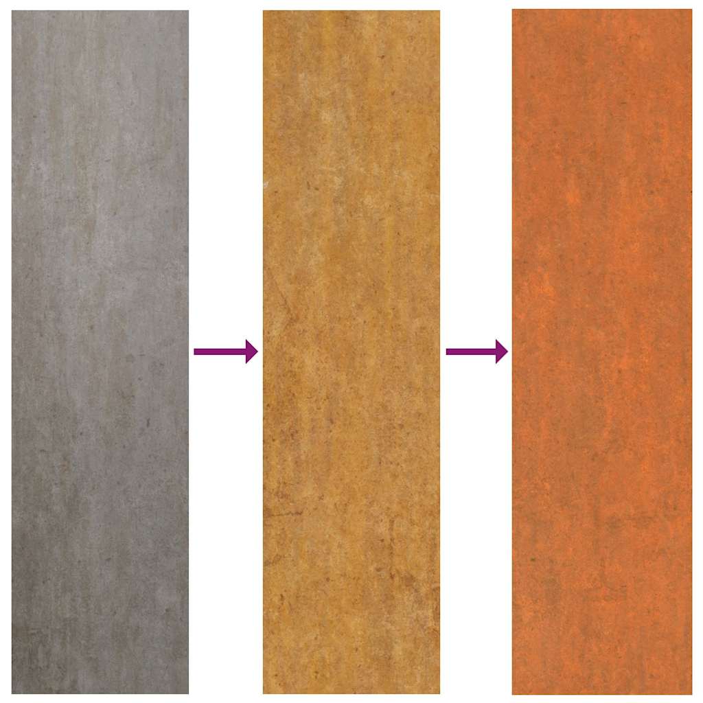 Plantenbak verhoogd 100x40x45 cm cortenstaal roestig is nu te koop bij PeponiXL, paradijselijk wonen!
