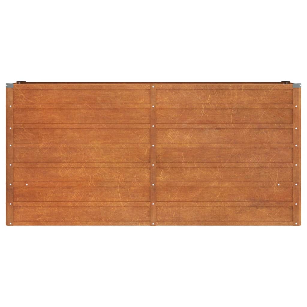 Plantenbak verhoogd 160x40x77 cm cortenstaal roestig is nu te koop bij PeponiXL, paradijselijk wonen!