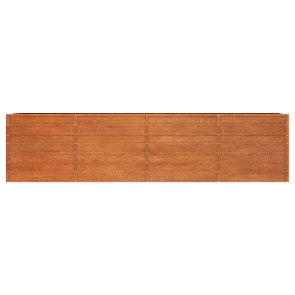 Plantenbak verhoogd 320x80x77 cm cortenstaal roestig is nu te koop bij PeponiXL, paradijselijk wonen!